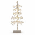 60cm LED Beaded Light Up Christmas Tree Table Decoration Clear Warm White