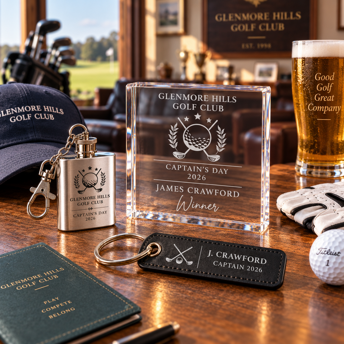 Personalised Golf Gift Set