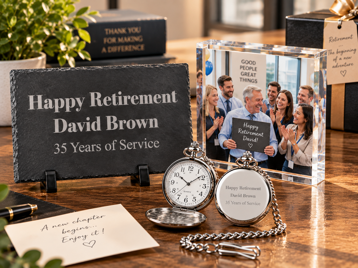 Personalised Retirement Gift Set