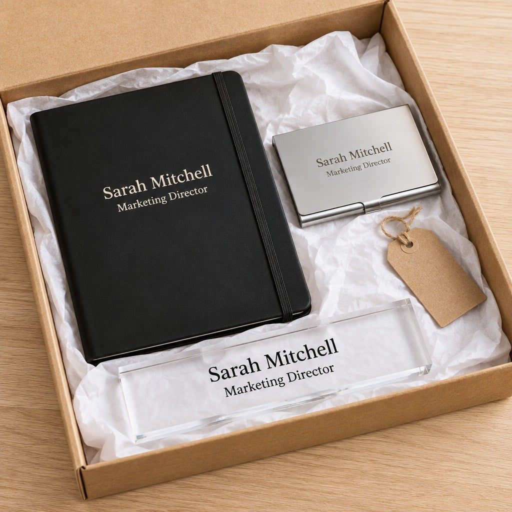 Personalised Desk Gift Set