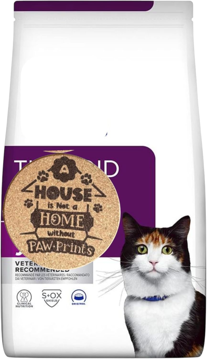 AETN Creations Y/D Style Cat Food Bundle 1.5kg – Complete Adult Feline Nutrition with Exclusive Cat Quote Coaster