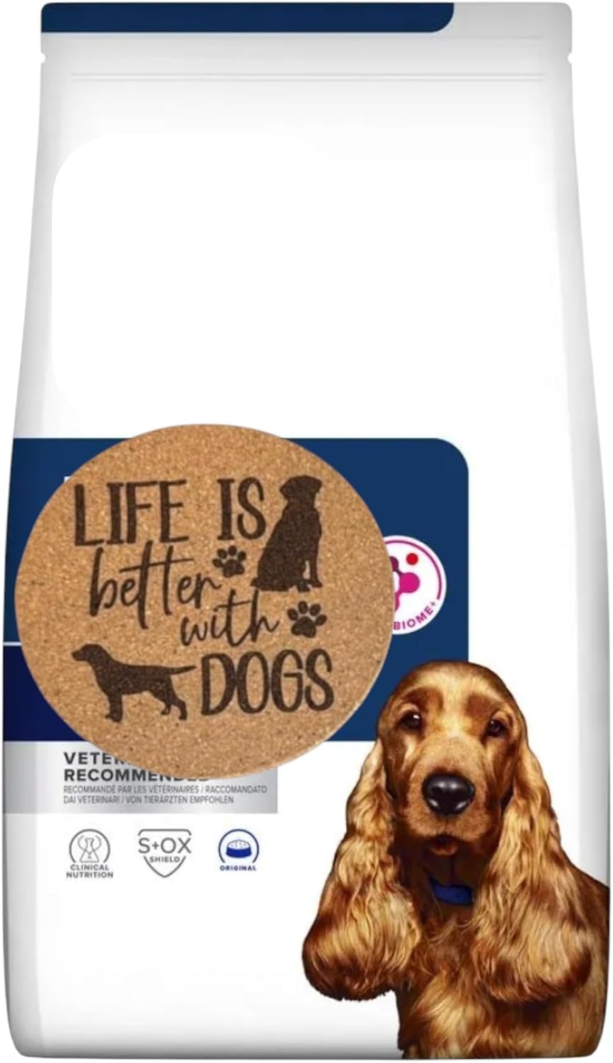 AETN Creations Z/D Style Sensitive Care Dog Food Bundle 3kg Low Fat Hypoallergenic Dry with Exclusive Dog Quote Coaster – Gentle Nutrition for Food Sensitivities