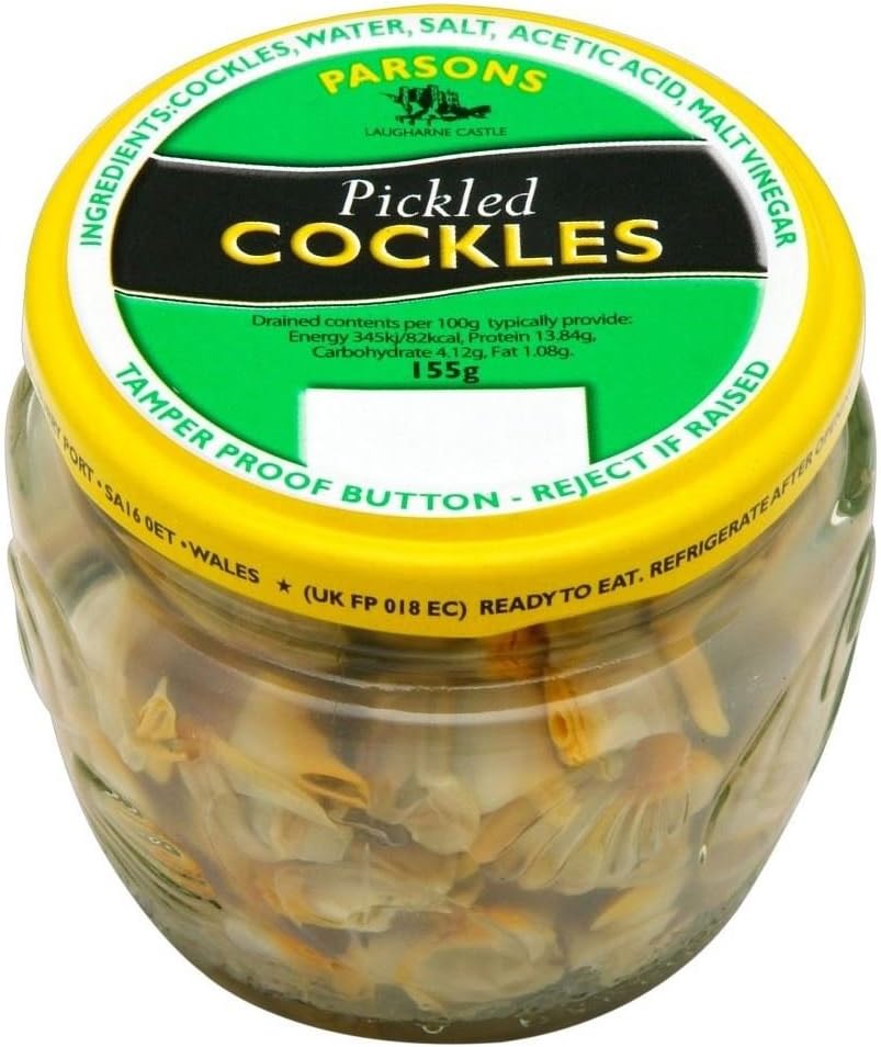 Parsons Welsh Pickled Cockles (155g) - Pack of 6