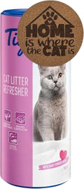 AETN Creations Litter Refresher Bundle - Tigerino Natural Clay Deodorant (Baby Powder Scent) 700g with AETN Cat Coaster