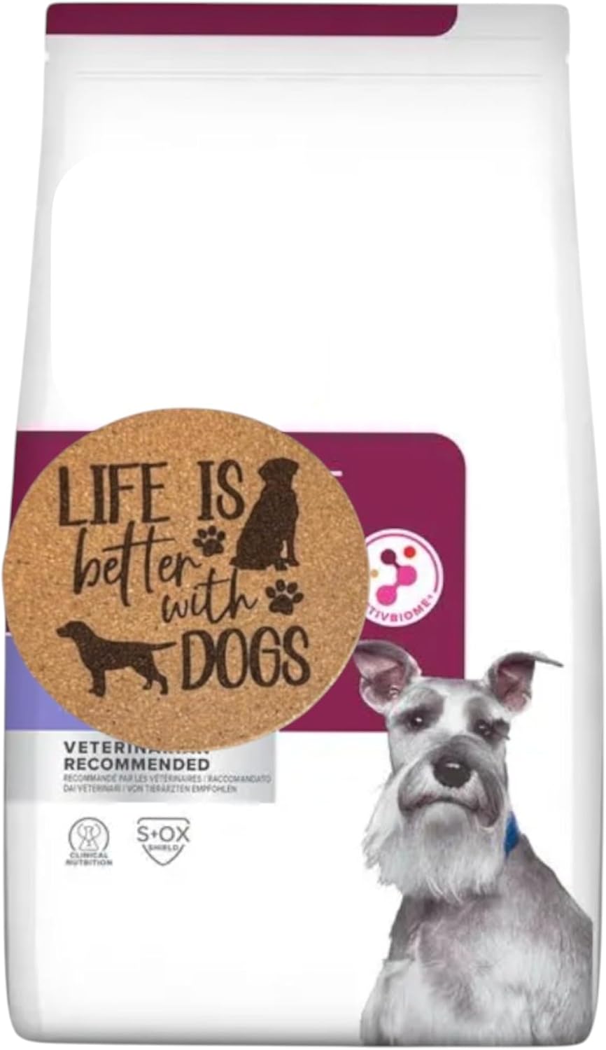 AETN Creations I/D Style Low Fat Digestive Care Dog Food Bundle 1.5kg Chicken Recipe with Exclusive Dog Quote Coaster – Supports Healthy Digestion & Weight Management