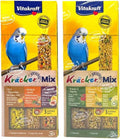 AETN Creations Delicious 2 Pack of Cracker Treats for Budgies Vitakraft plus AETN Fridge Magnet Kracker Bird Food with Vitamins