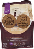 AETN Creations Dry Kitten Food Turkey & Rice with Veg 1.5kg Nutrient-Rich Formula for Growing Cats with Mouse Toy and Delicious AETN Cat Coaster Treat