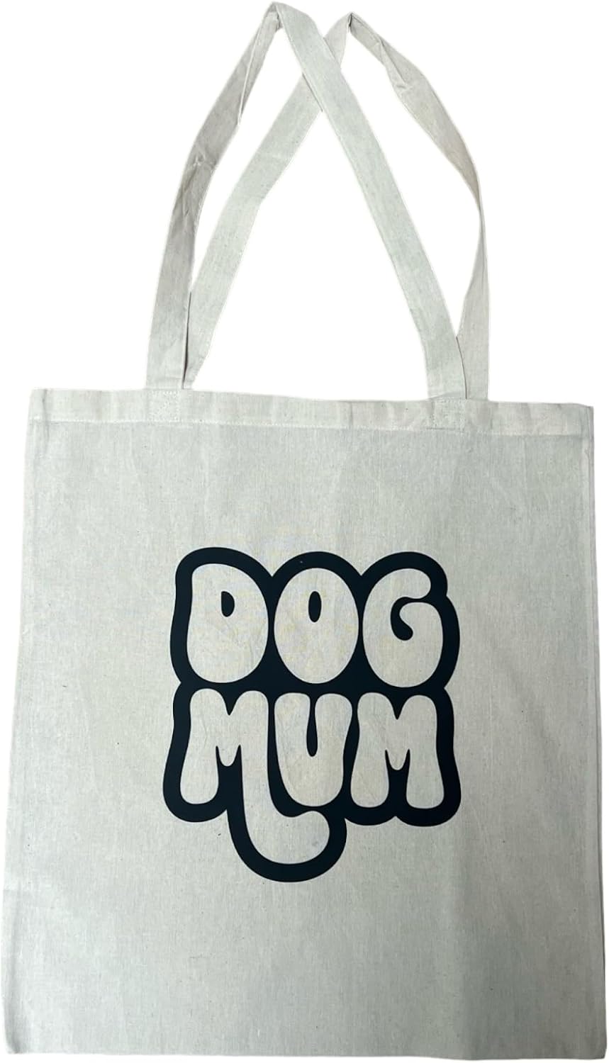 AETN Creations Dog Mum Tote Bag - Stylish Canvas Carryall for Dog Lovers
