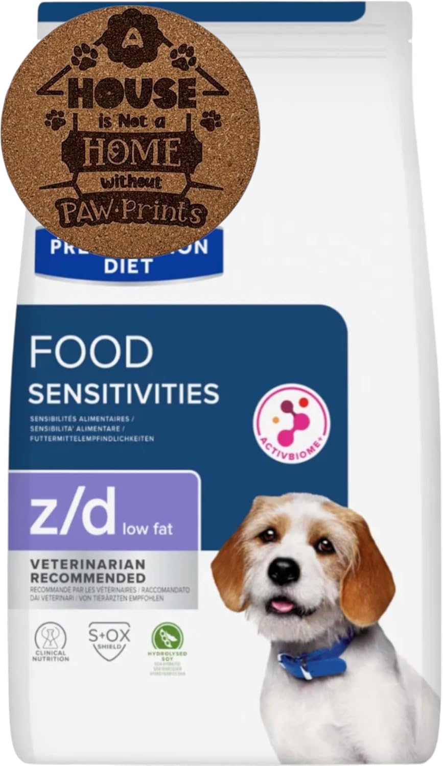 AETN Creations Sensitive Care Dog Bundle – Low Fat Hypoallergenic Dry Food 3kg with Exclusive AETN Dog Coaster