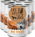 AETN Creations Wide Acres Wet Dog Food – 400g Tin (Fresh Chicken with Wild Berries, Roots & Herbs, Grain-Free Recipe) + 1 of 6 Exclusive Dog Coasters – Natural Complete Meal for Adult Dogs