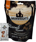 AETN Creations Wainwright's Turkey with Rice Biscuit Bones Dog Treats 225g Hypoallergenic Recipe for Small Breed Adult Dogs with AETN Jerky Treat