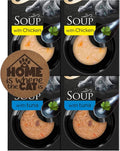 AETN Creations Cat Soup Selection with Chicken & Tuna – Complementary Cat Food Pouches – Includes 1 of 6 Exclusive AETN Creations Coasters