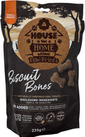 AETN Creations Small Breed Training Treats 225g – Biscuit Bones with Wholesome Ingredients – Hypoallergenic & Gentle on Digestion with AETN Exclusive Dog Quote Coaster