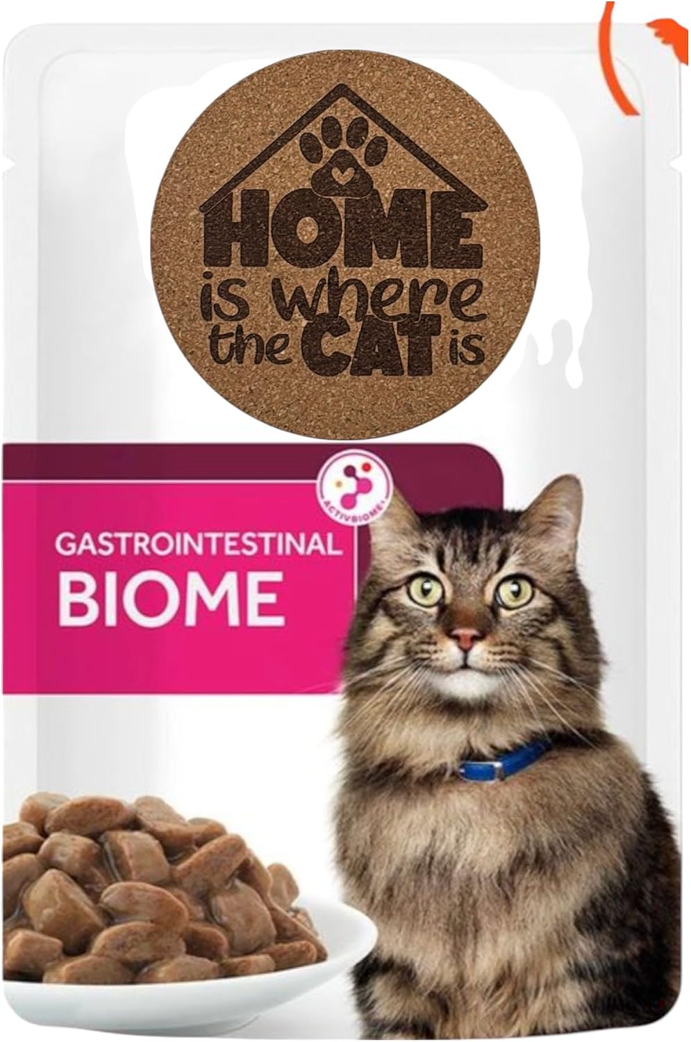 AETN Creations Gastrointestinal Biome Cat Pack 12x85g Wet Cat Food plus AETN Chicken Cat Treat, Digestive Support & Complete Diet Formula
