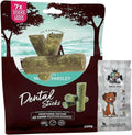 AETN Creations Bundle of Dental Sticks for Large Breed Dogs in Mint and Parsley 1x7 (266g) Sticks to Support Oral Health pus AETN Chicken Jerky Treat