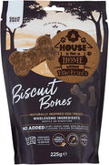 AETN Creations Grain Free Turkey with Rice Biscuit Bones Dog Treats 225g – Hypoallergenic Recipe for Adult Dogs with AETN Exclusive Coaster