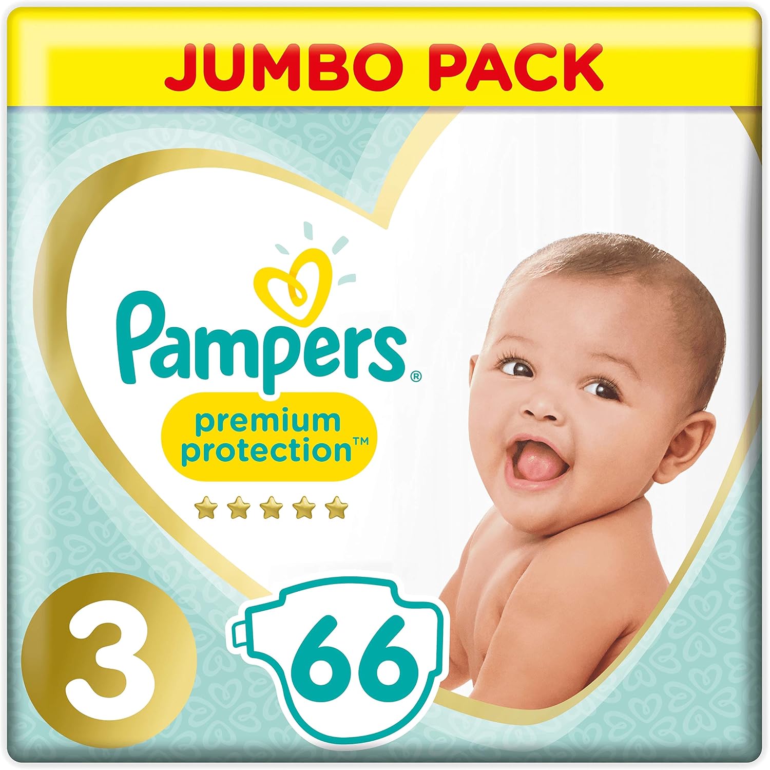 Pampers Size 3 Premium Protection Baby Nappies