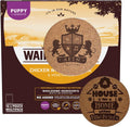AETN Creations Bundle of Wet Puppy Food 16x150g Chicken with Brown Rice and Vegetables, plus AETN Coaster Treat, Complete Balanced Food for Growing Puppies