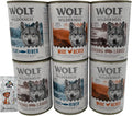 AETN Creations Wolf of Wilderness Wild Adult Wet Dog Food Verity Pack 6x400g in Chicken, Pork and Fish Protein Packed, Grain-free
