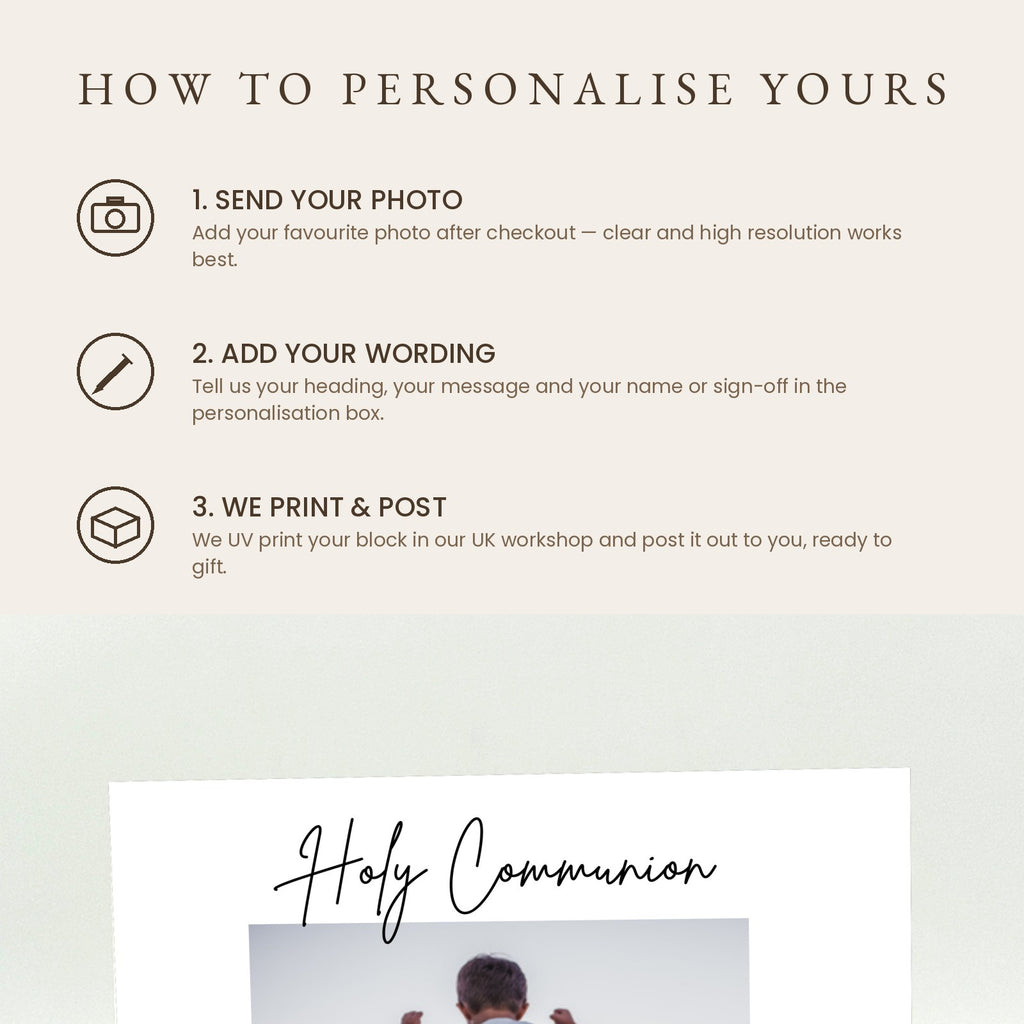 How to personalise