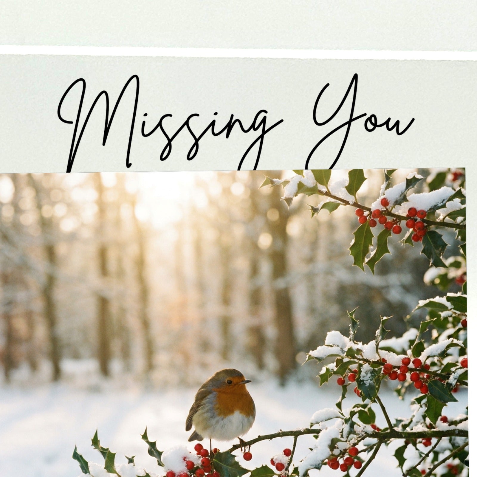 Close-up of UV-printed detail on Christmas memorial acrylic photo block