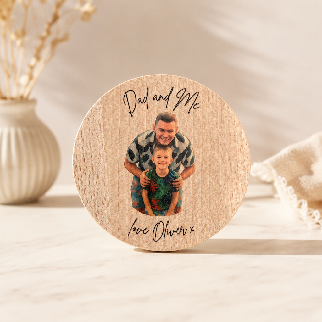 Photo coaster gift view
