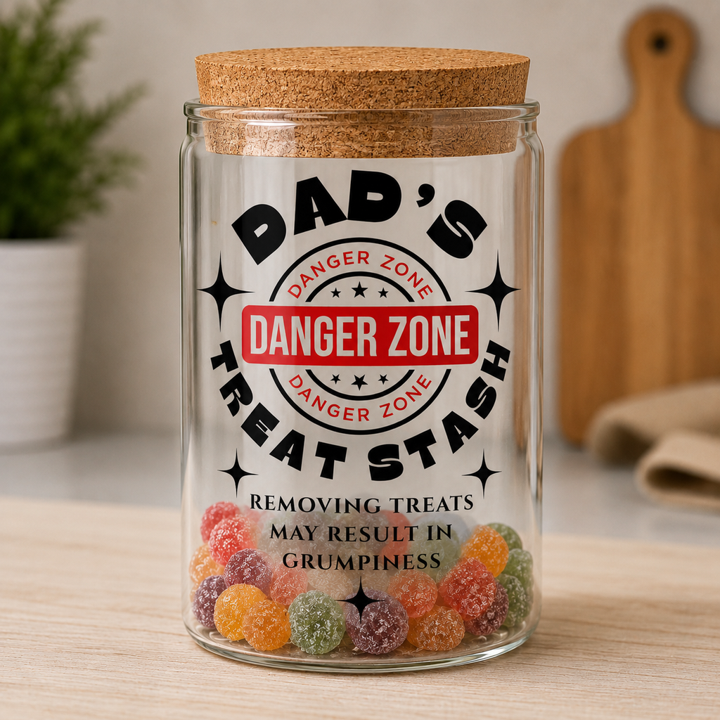 Dad's Emergency Rations warning design detail