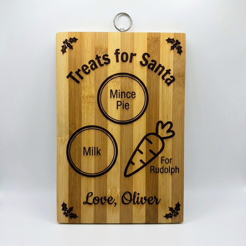 Personalised Christmas Eve Treat Board