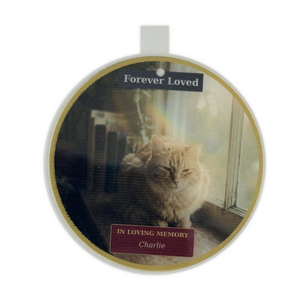 Cat memorial bauble Forever Loved