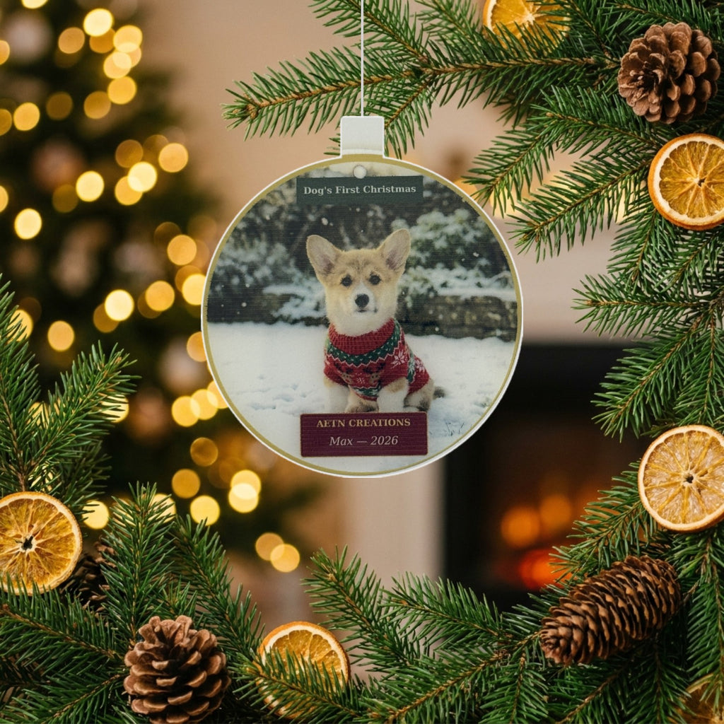 Bauble on Christmas tree