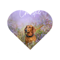 Personalised pet memorial acrylic photo block