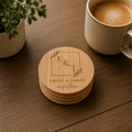 Personalised Wooden Coaster Set of 4