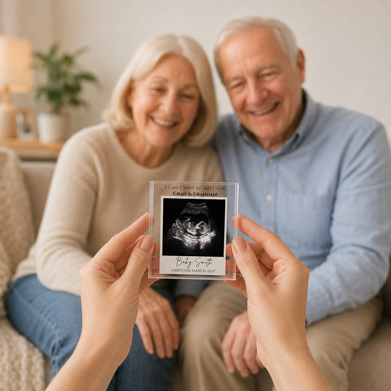 Baby scan acrylic block angle