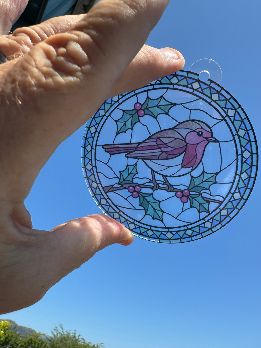 Robin suncatcher