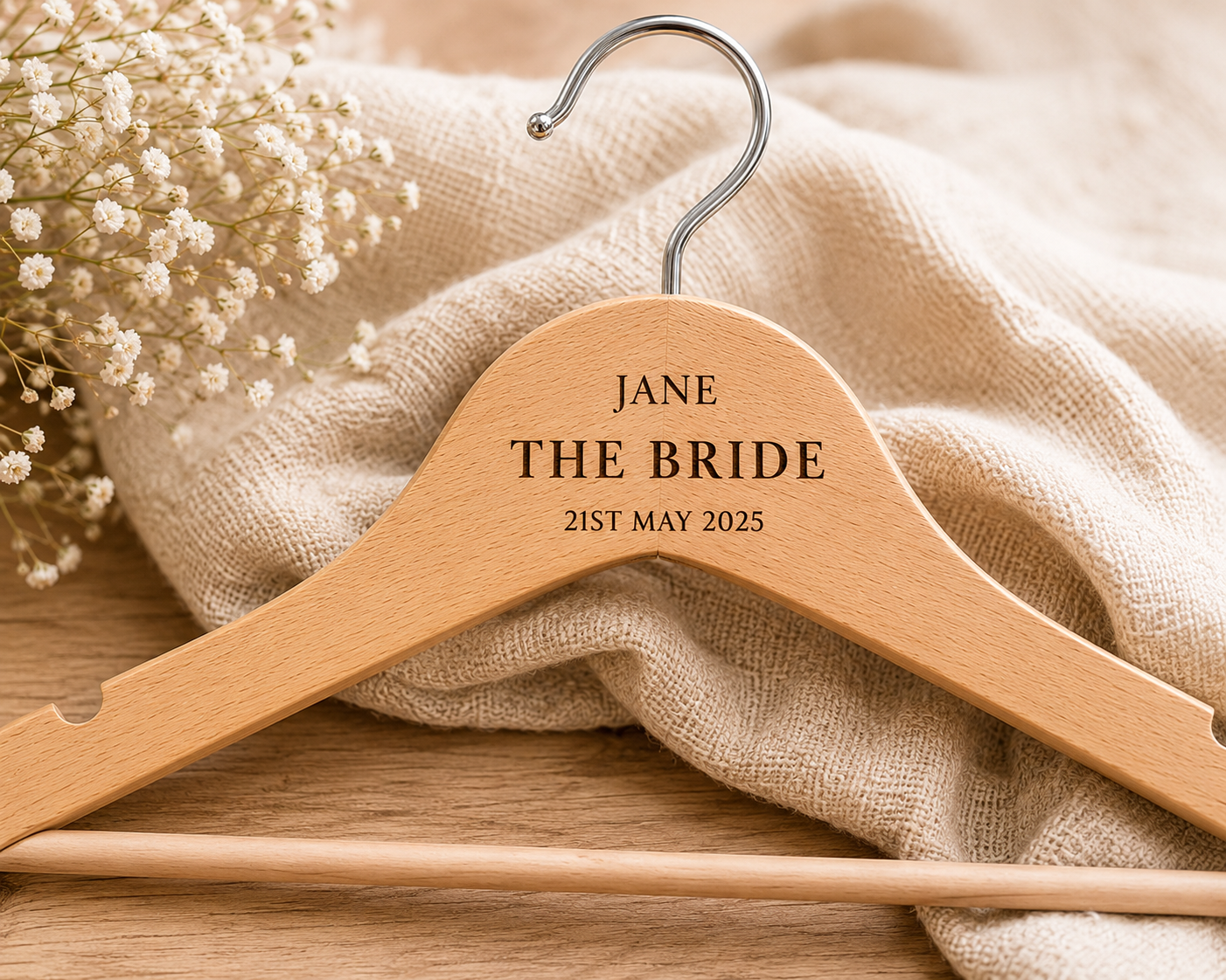 Bridesmaid wedding hanger role options
